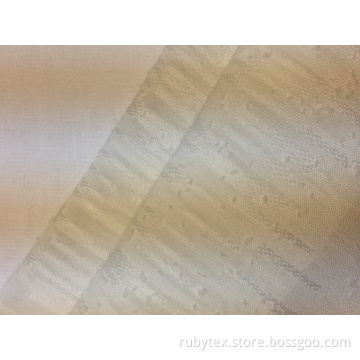 Polyester Jacquard Stripe Solid Fabric